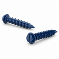 VIS À BÉTON TÊTE HEX. 3/16'' X 2-1/4'' BLEU GALV. (2.5M)