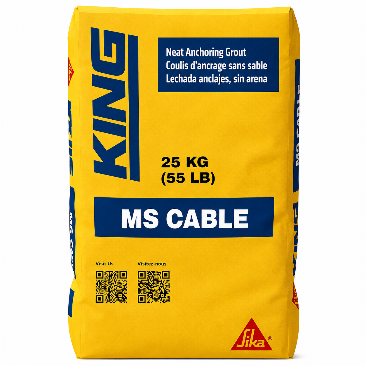 COULIS D'ANCRAGE À RETRAIT COMPENSÉ KING MS CABLE (25KG)