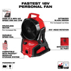 M18 BRUSHLESS PACKOUT JOB SITE FAN