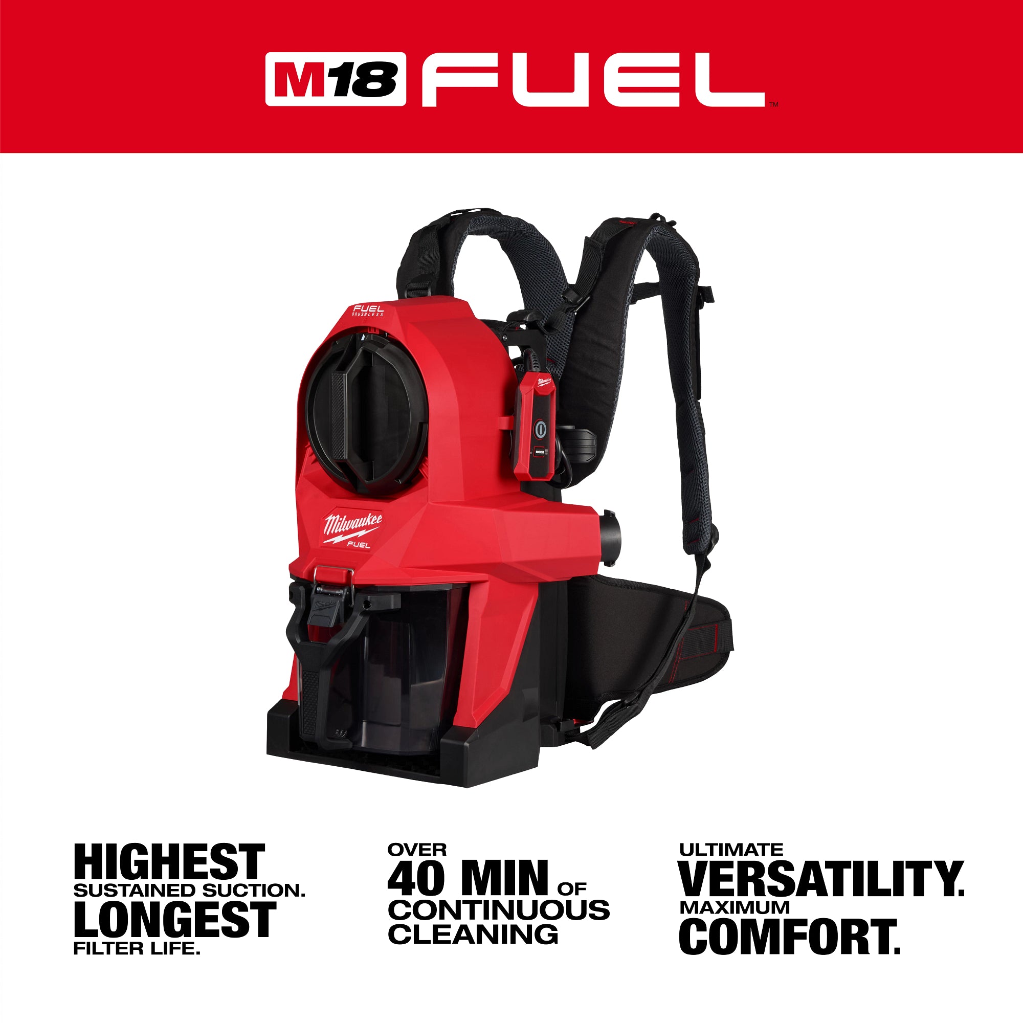 ASPIRATEUR DORSAL 3-EN-1 M18 FUEL BRUSHLESS