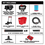 ENSEMBLE ASPIRATEUR 12 GALLONS SEC & HUMIDE M18 FUEL HD12.0