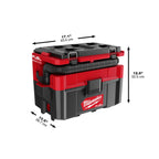ASPIRATEUR 2.5 GALLONS SEC & HUMIDE PACKOUT M18 FUEL