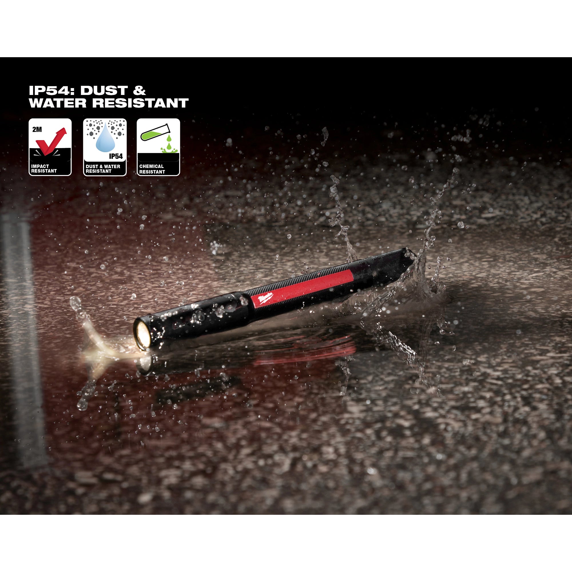 LAMPE-STYLO 250 LUMENS AVEC LASER RECHARGEABLE USB