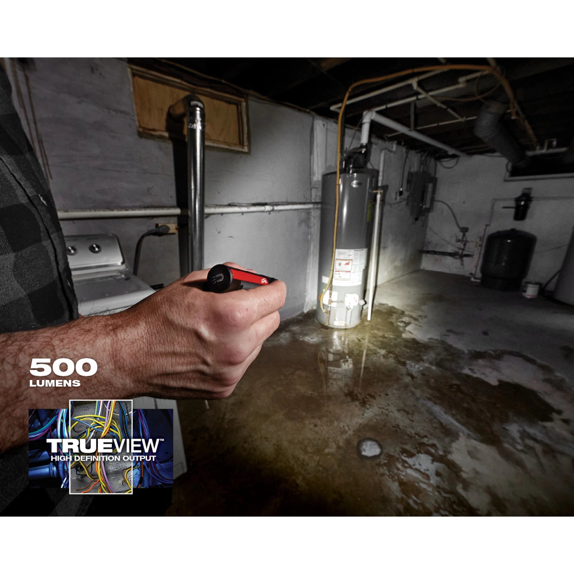 LAMPE DE POCHE 500 LUMENS POUR USAGE QUOTIDIEN RECHARGEABLE