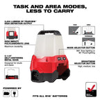 LAMPE DE CHANTIER COMPACTE M18 RADIUS™  (2 200 LUMENS)