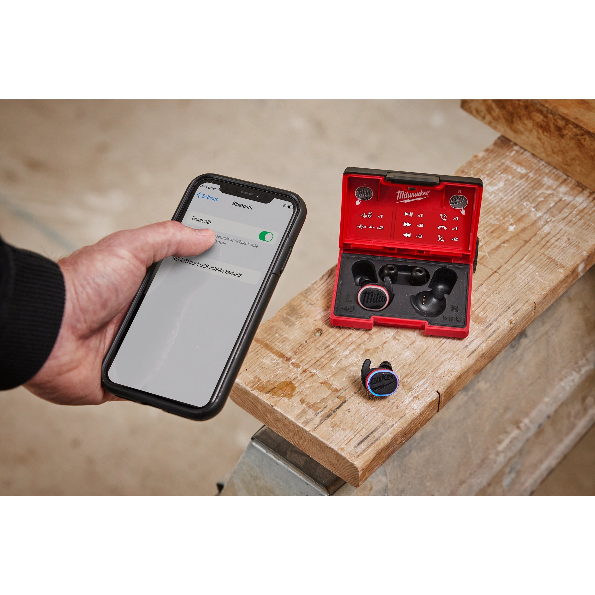 ÉCOUTEURS DE CHANTIER BLUETOOTH® REDLITHIUM USB