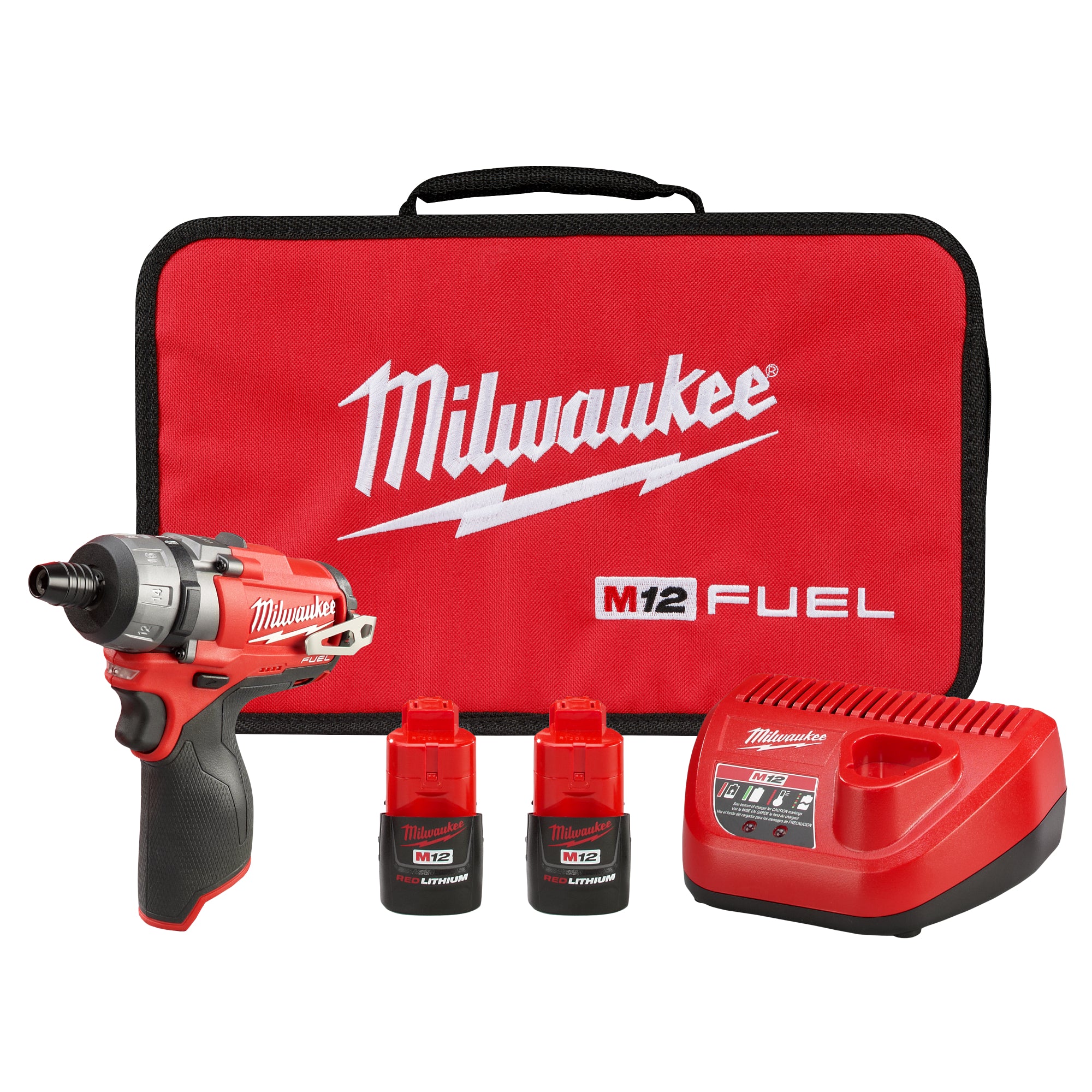 M12 FUEL 1/4'' 2-SPEED SCREWDRIVER KIT
