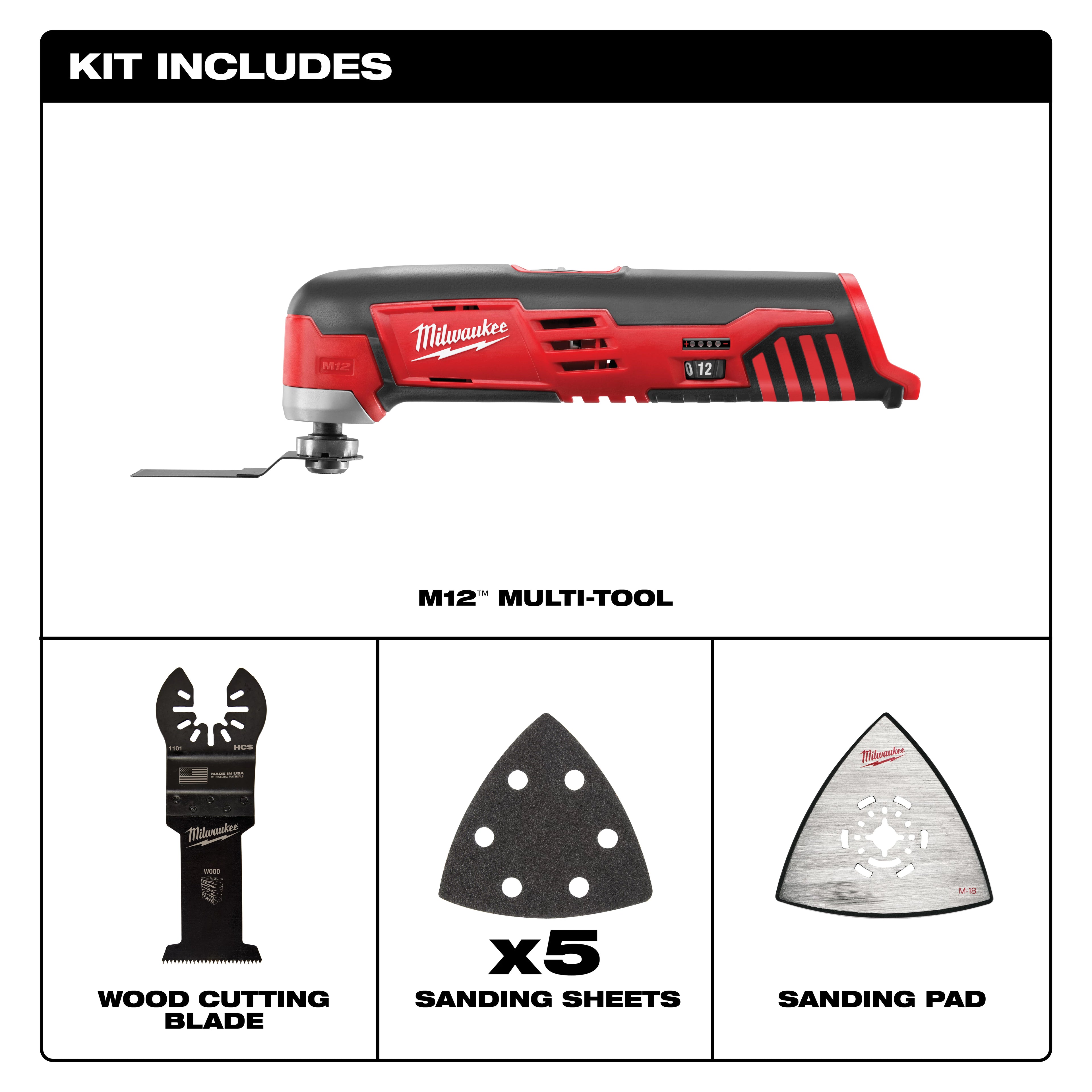 M12 OSCILLATING MULTI-TOOL