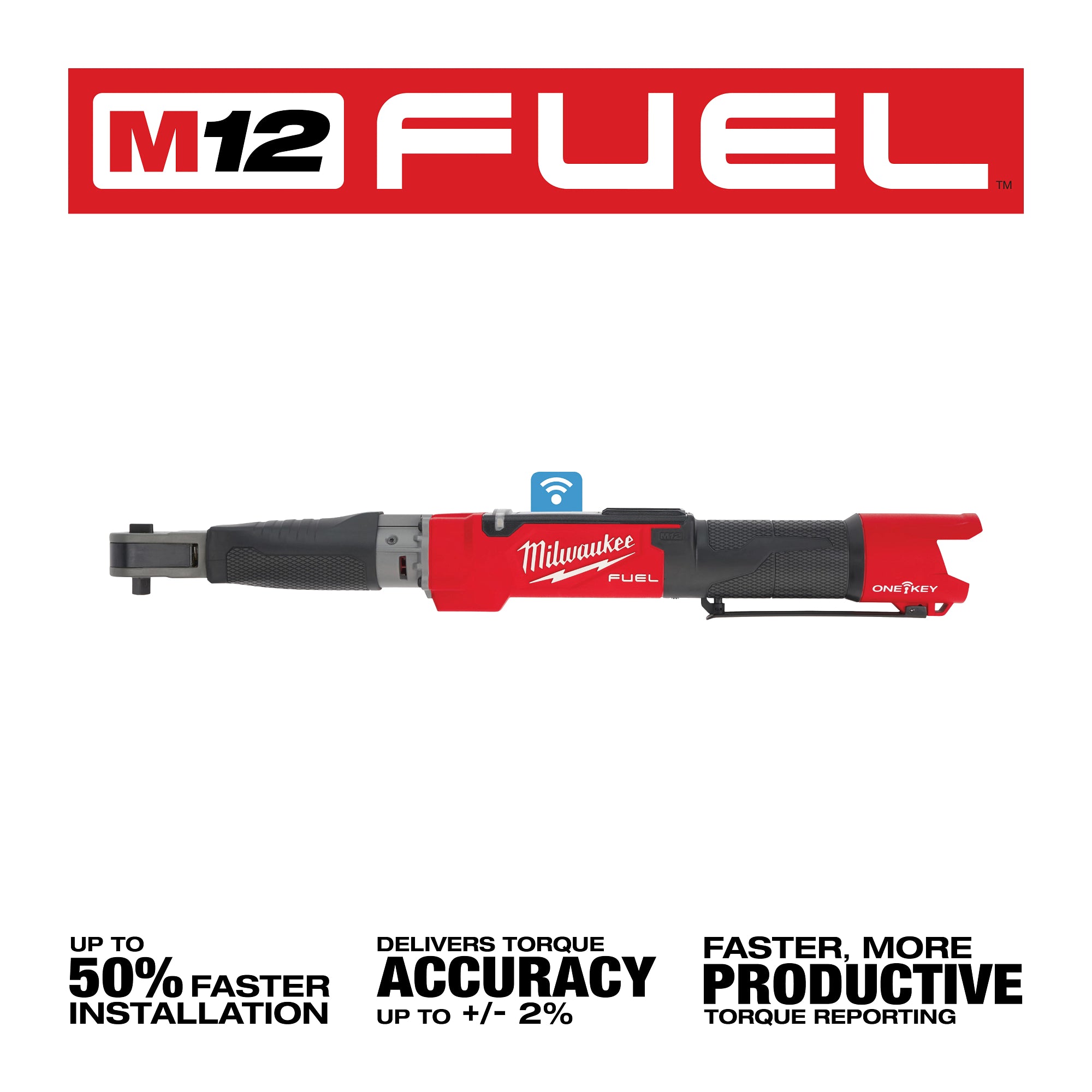 CLÉ DYNAMOMÉTRIQUE NUMÉRIQUE 3/8'' ONE-KEY M12 FUEL