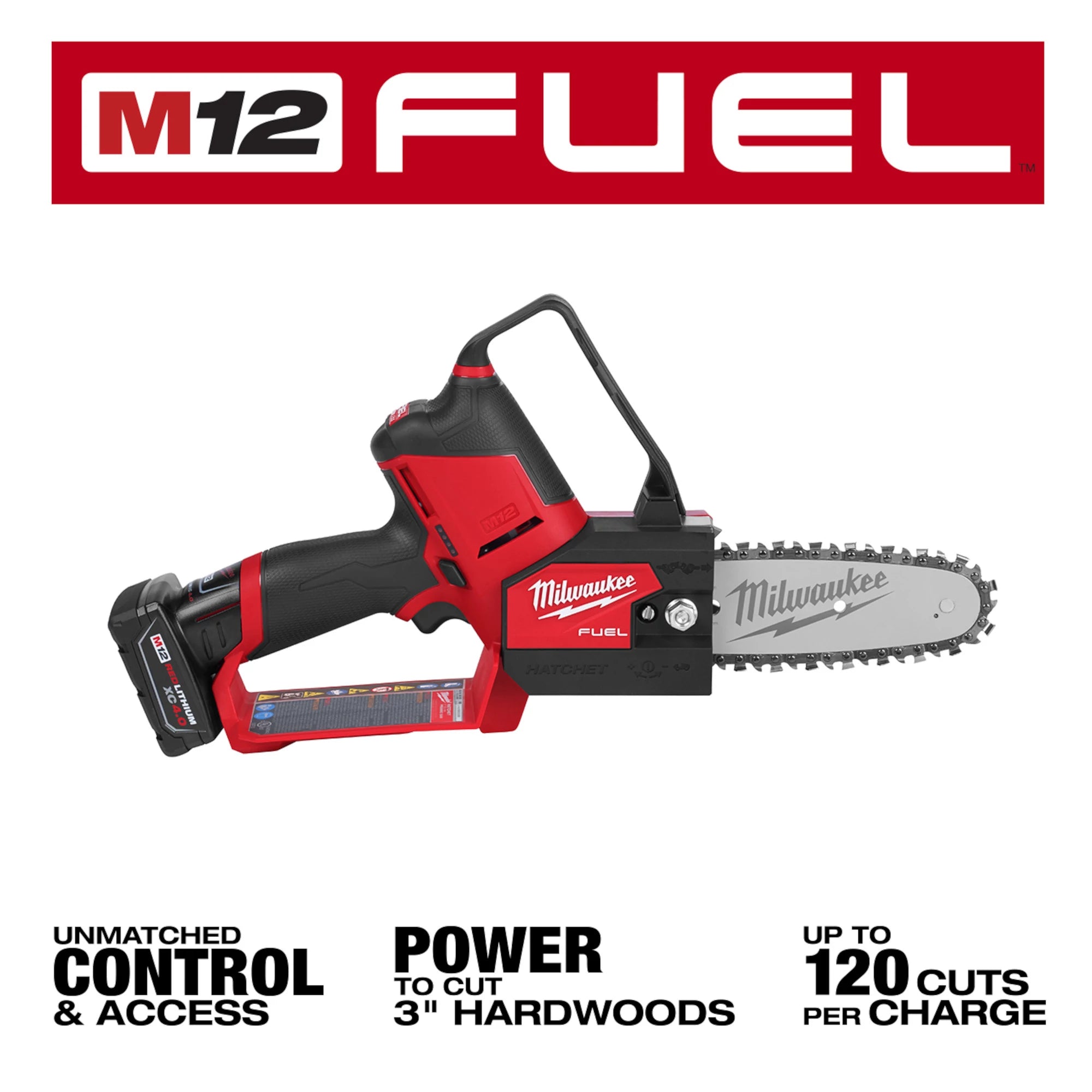 ENSEMBLE SCIE D'ÉLAGAGE 6'' HATCHET M12 FUEL (XC4.0)