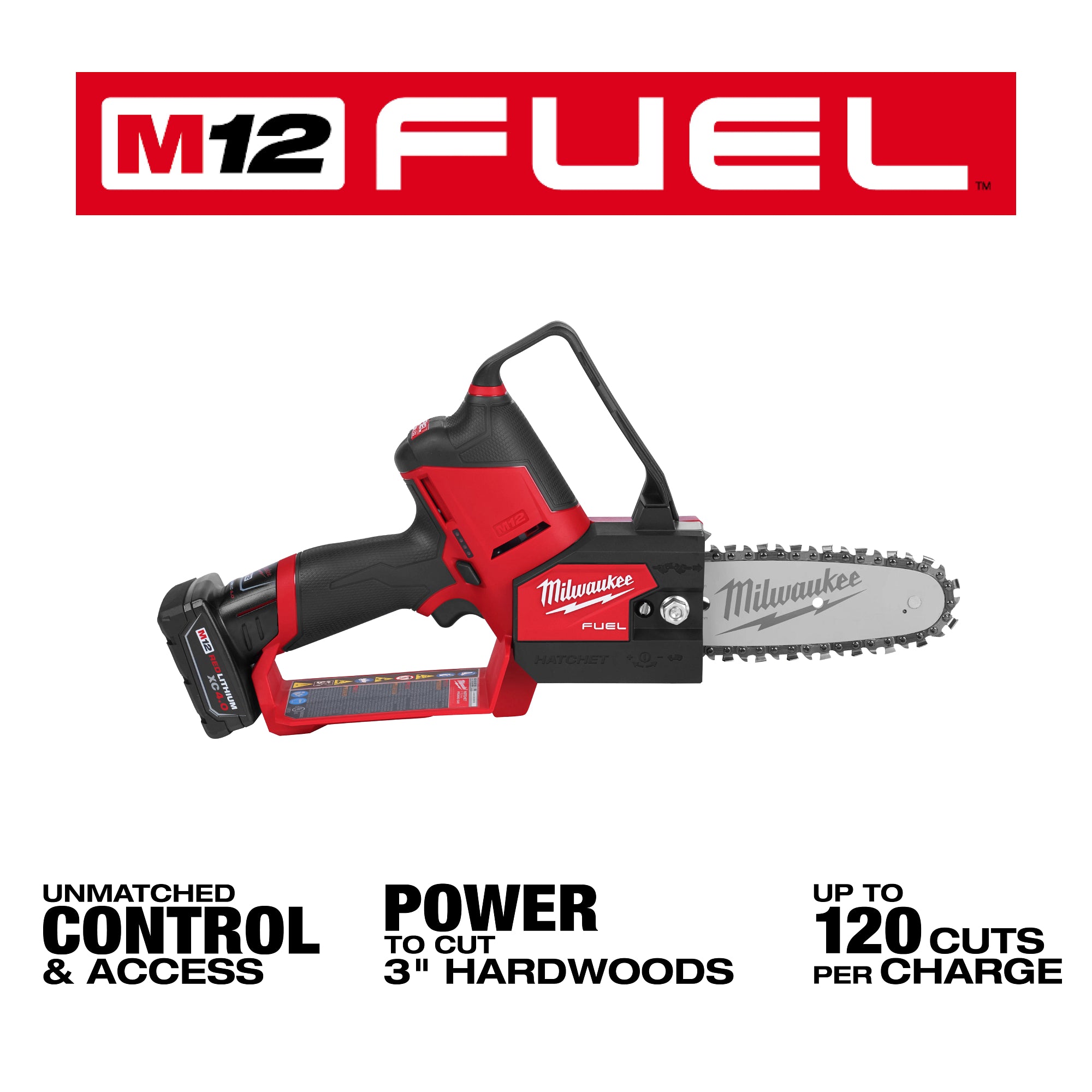 SCIE D'ÉLAGAGE 6'' HATCHET M12 FUEL BRUSHLESS