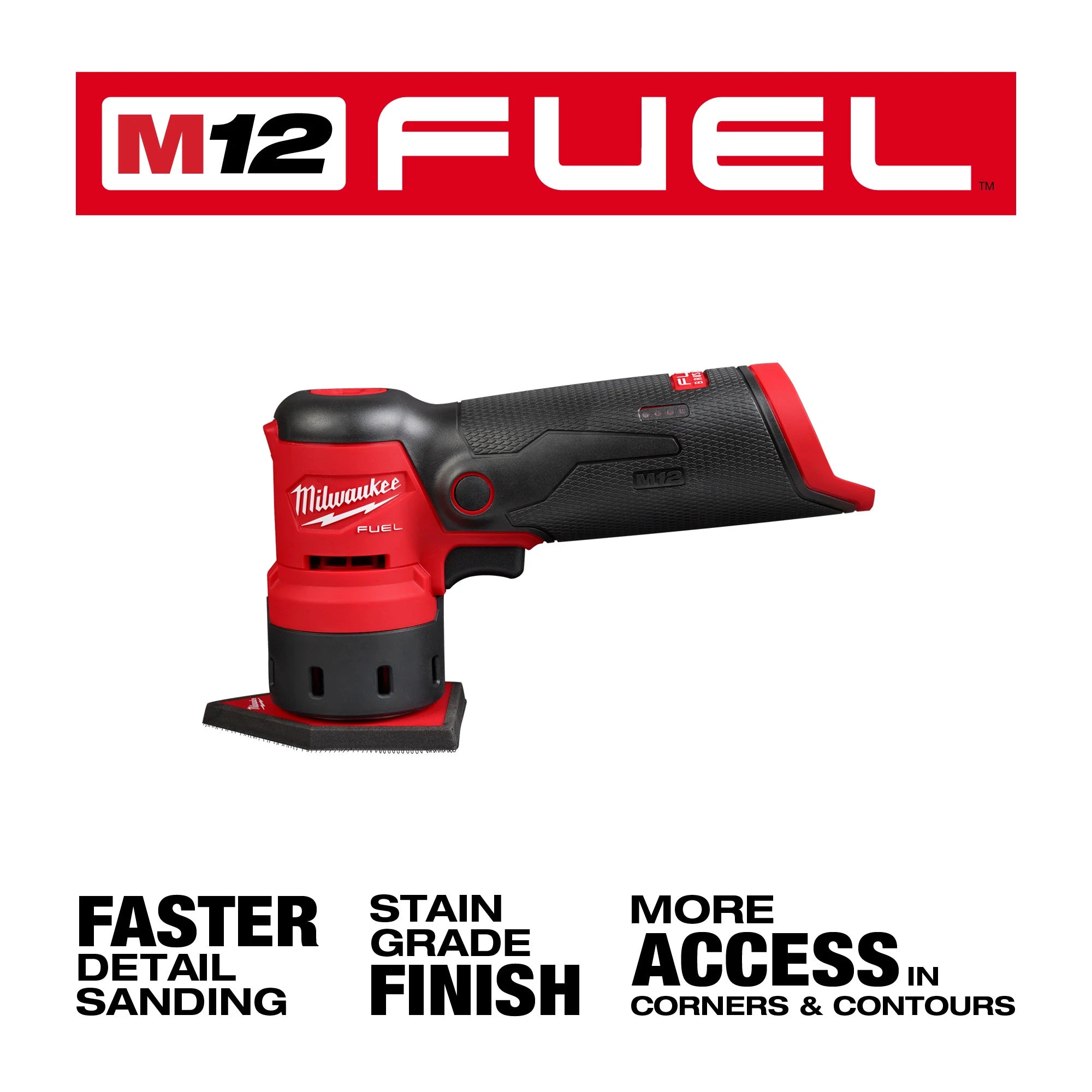 PONCEUSE ORBITALE DE PRÉCISION M12 FUEL BRUSHLESS