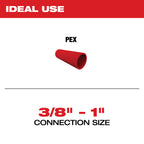 MILWAUKEE 1/2'' TO 1'' PROPEX EXPANSION TOOL WITH M12 FUEL HEADS