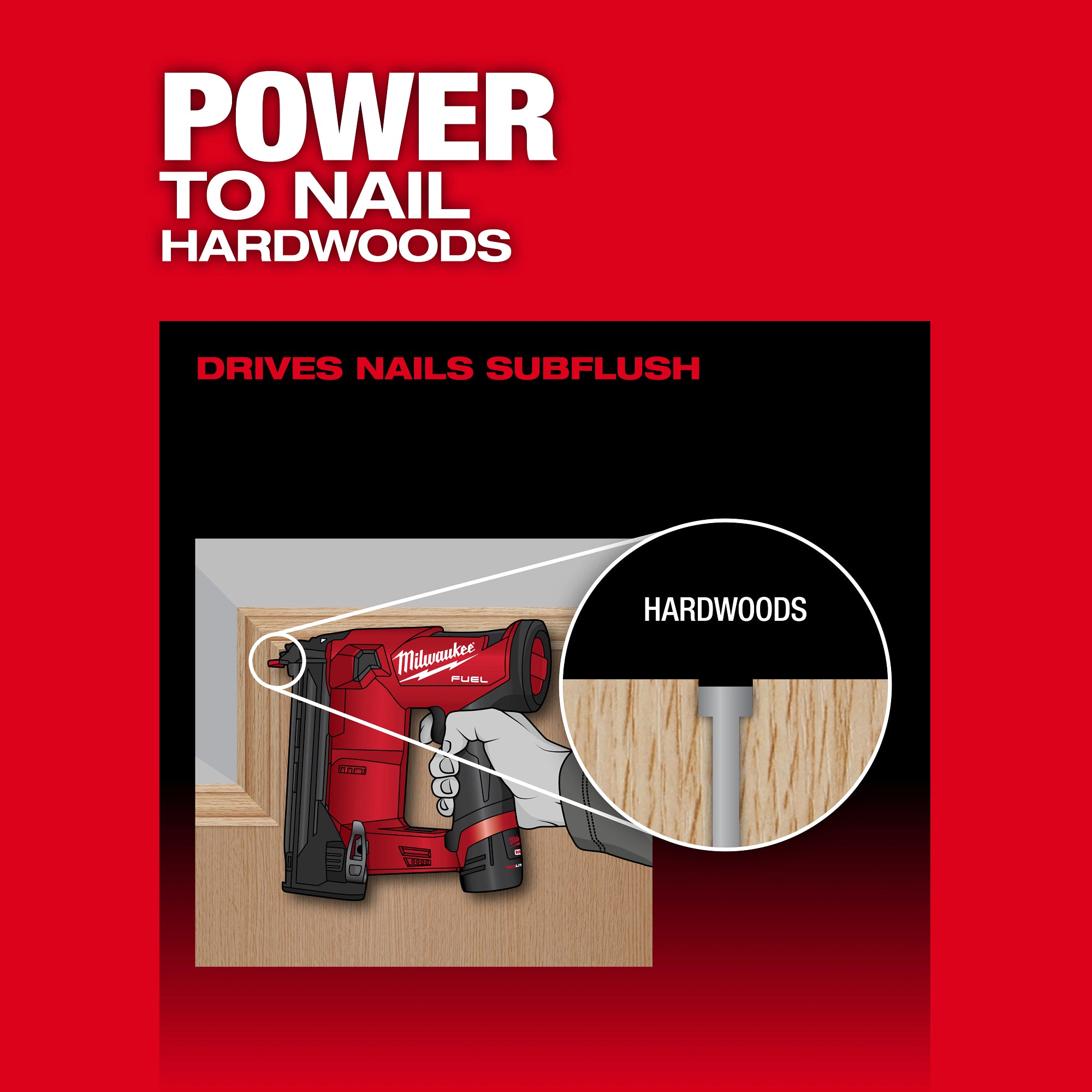 M12 FUEL 5/8" TO 1-1/2" 18 GAUGE BRAD NAILER
