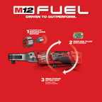 M12 FUEL BRUSHLESS 3/8'' RATCHET WRENCH
