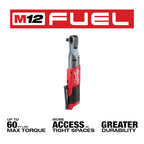 CLÉ RATCHET 1/2'' M12 FUEL BRUSHLESS
