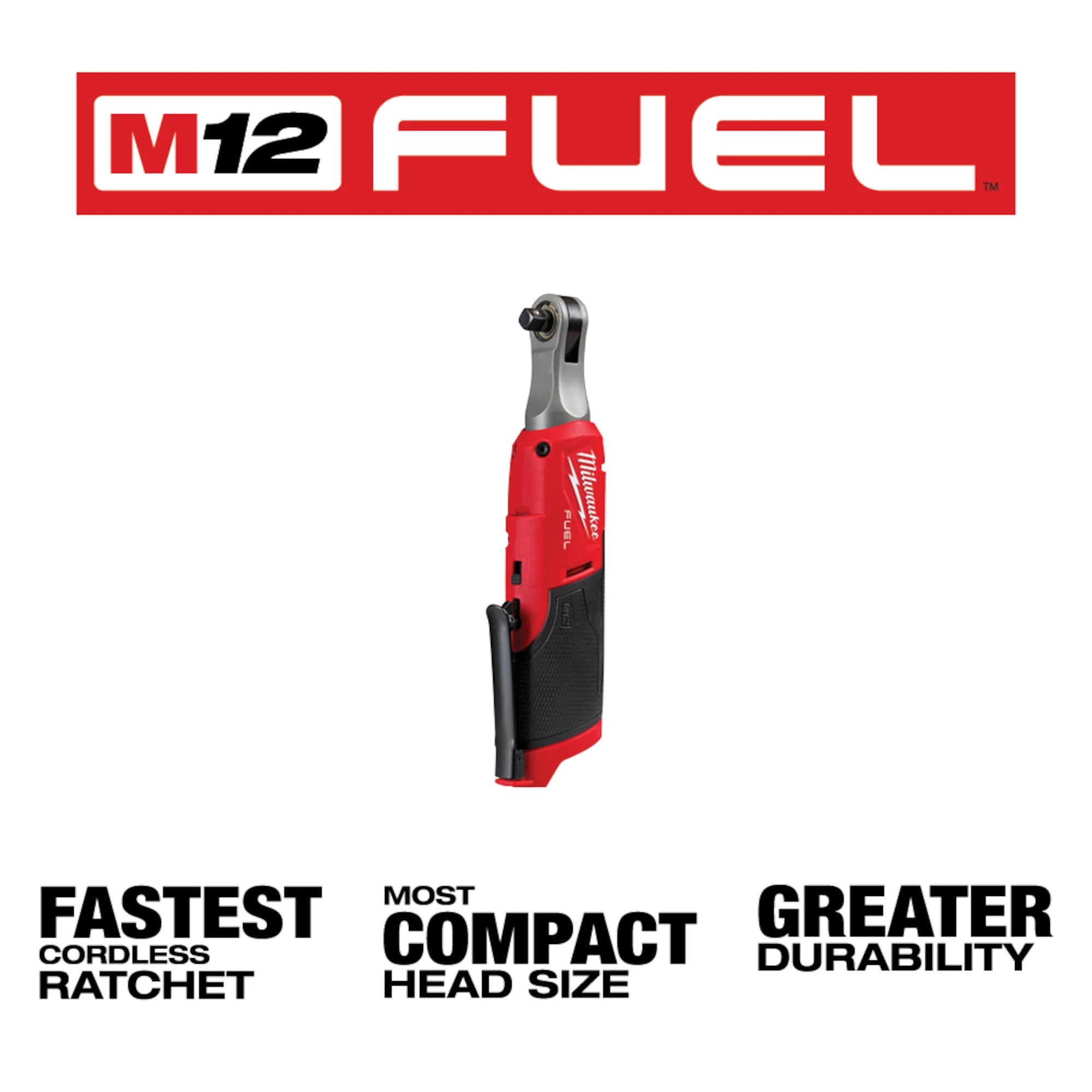 CLÉ RATCHET HAUTE VITESSE 3/8'' M12 FUEL BRUSHLESS