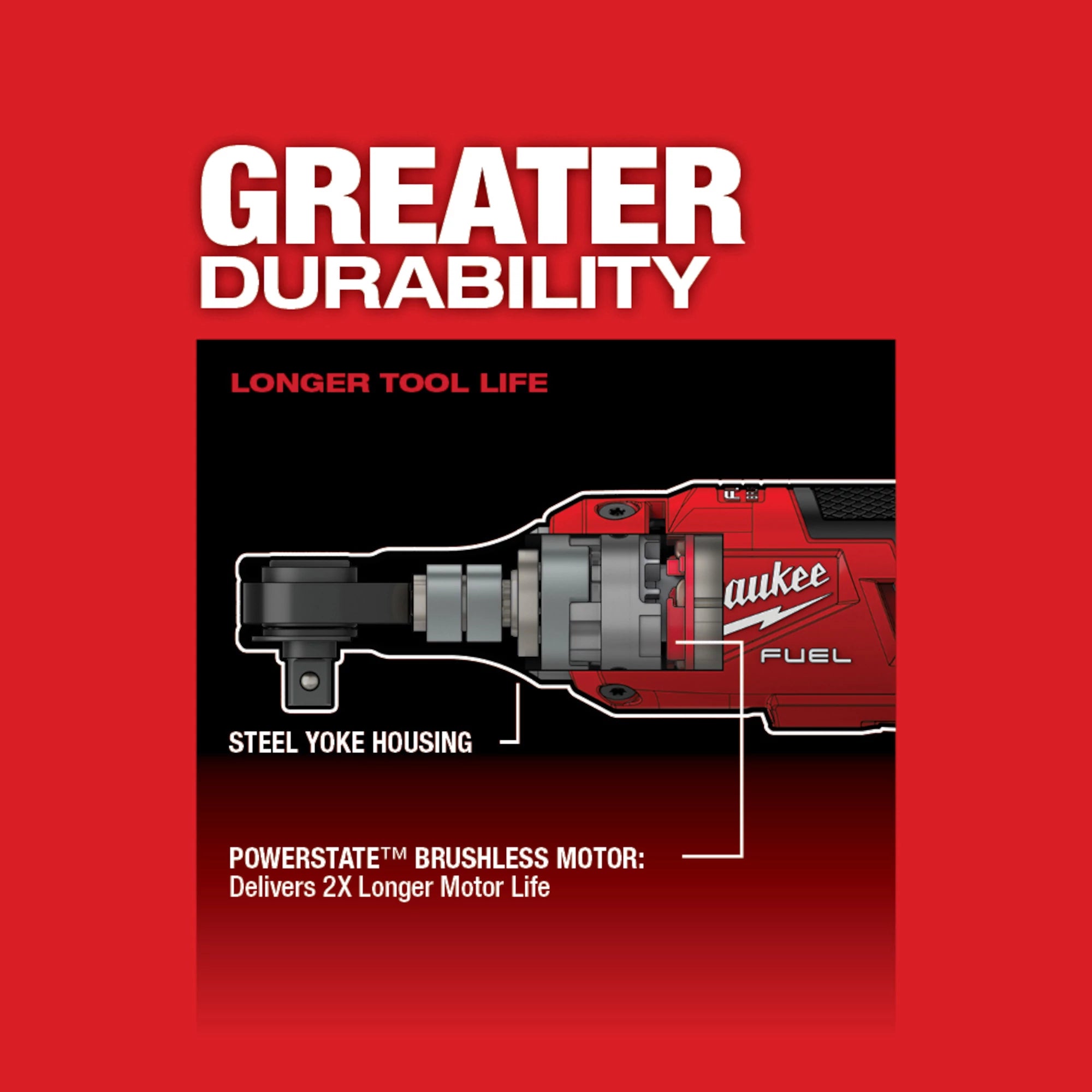 M12 FUEL BRUSHLESS 3/8'' HIGH SPEED RATCHET