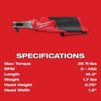 M12 FUEL BRUSHLESS 3/8'' HIGH SPEED RATCHET