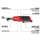 M12 FUEL BRUSHLESS 3/8'' HIGH SPEED RATCHET