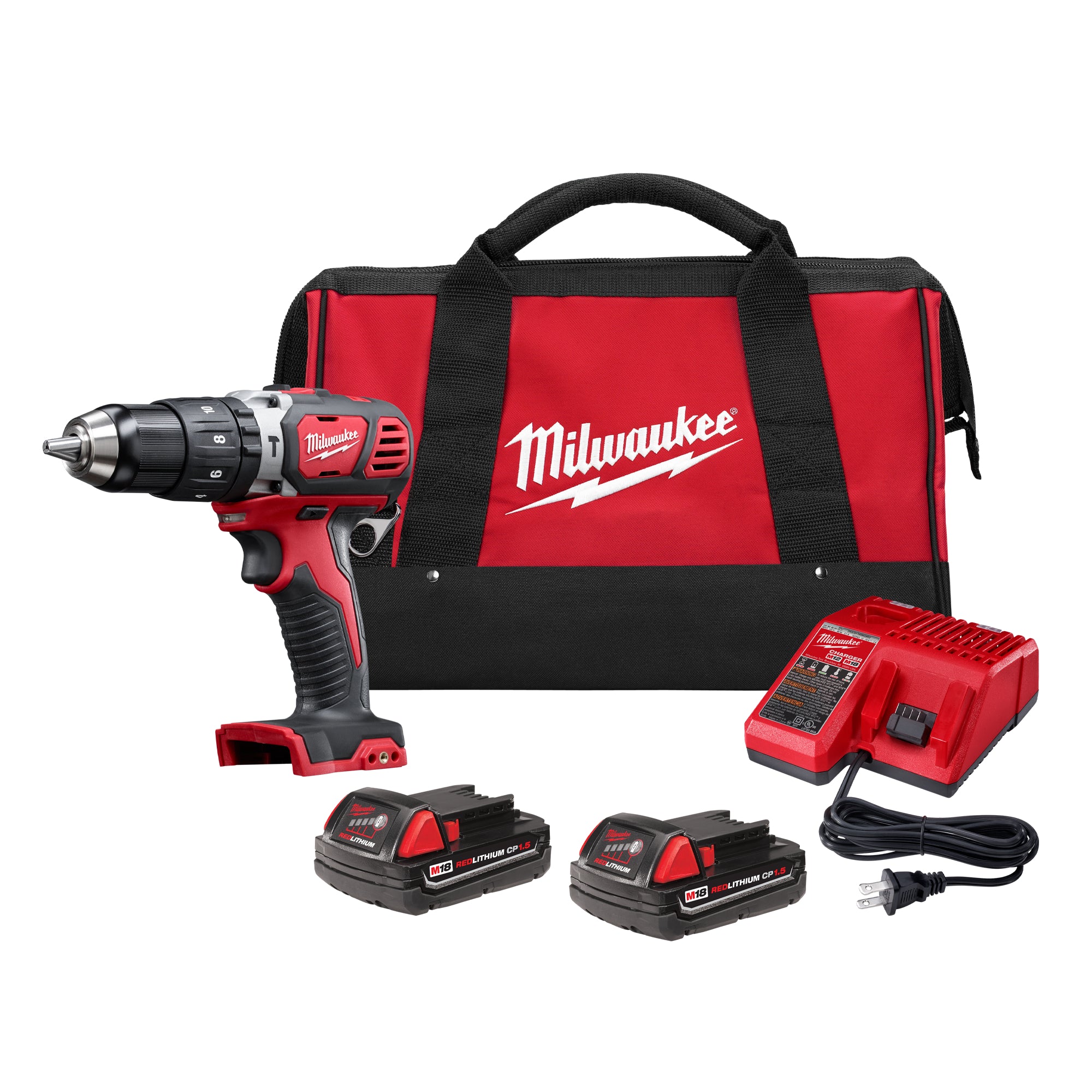 M18 COMPACT 1/2" HAMMER DRILL KIT