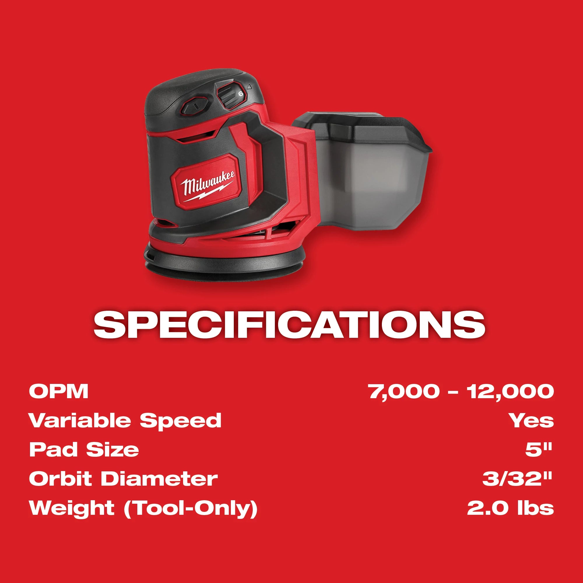 PONCEUSE OMNIDIRECTIONNELLE 5'' M18