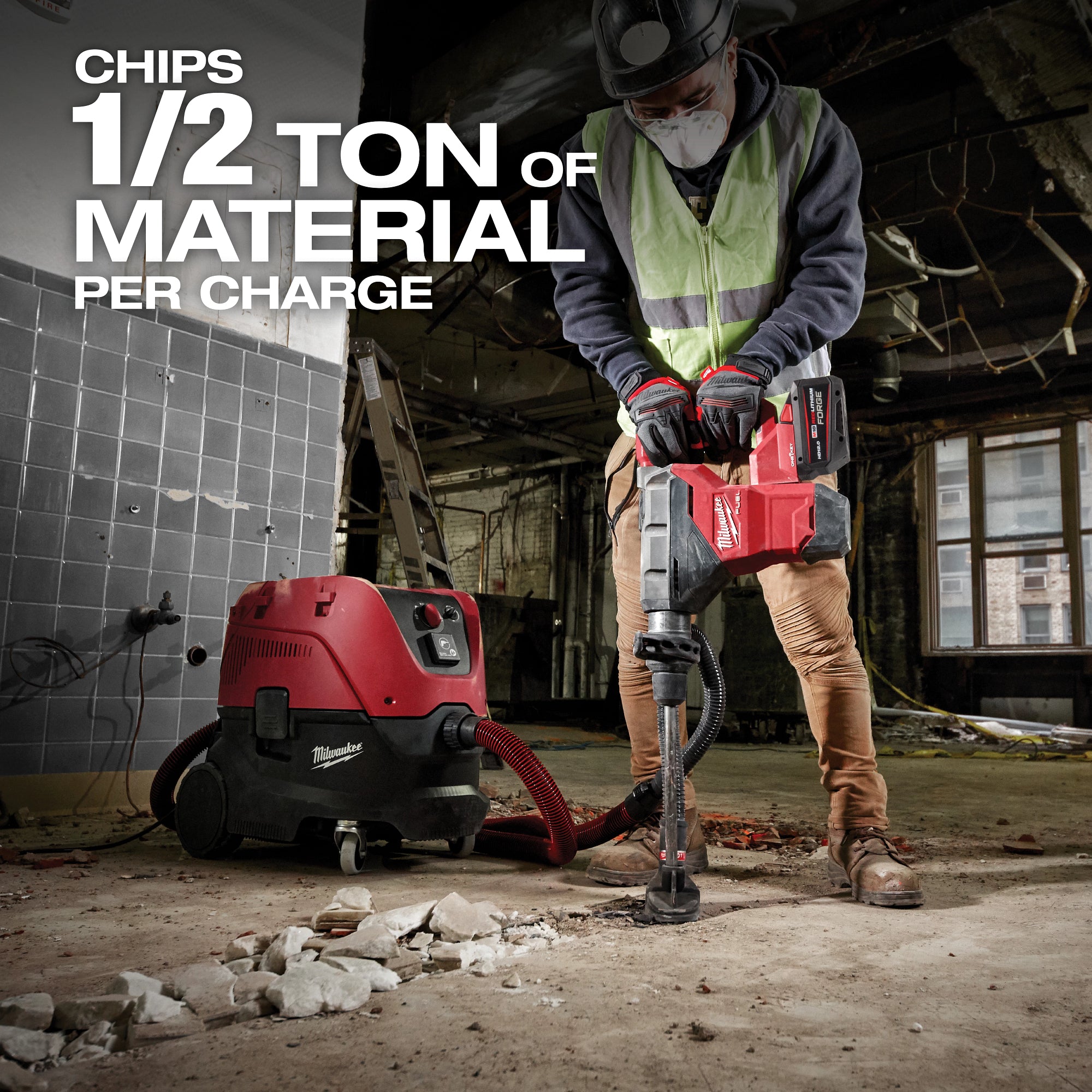 M18 FUEL 1-3/4'' SDS MAX ROTARY HAMMER KIT (HD12.0)