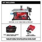 M18 FUEL BRUSHLESS 8-1/4" TABLE SAW KIT (HD12.0)