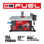 M18 FUEL BRUSHLESS 8-1/4" TABLE SAW KIT (HD12.0)