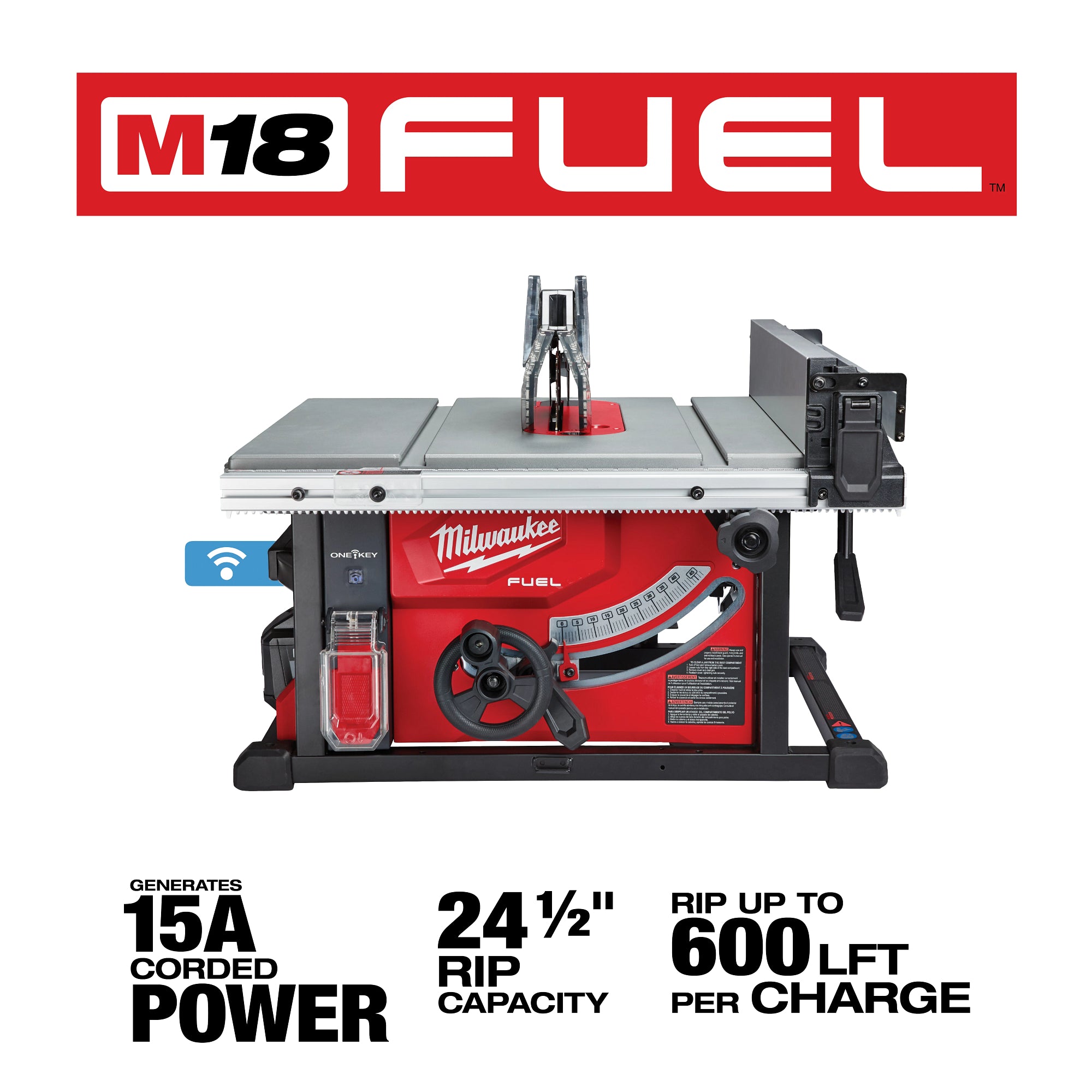 ENSEMBLE BANC DE SCIE 8-1/4'' M18 FUEL BRUSHLESS (HD12.0)