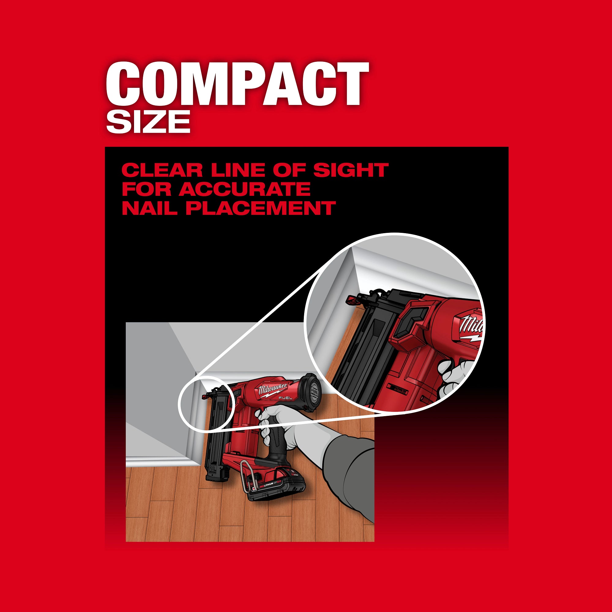 M18 FUEL 5/8'' TO 2-1/8'' 18GA BRAD NAILER