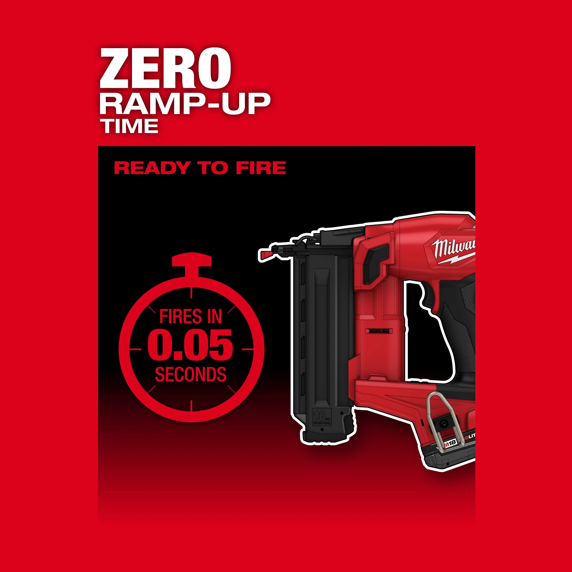 M18 FUEL 5/8'' TO 2-1/8'' 18GA BRAD NAILER