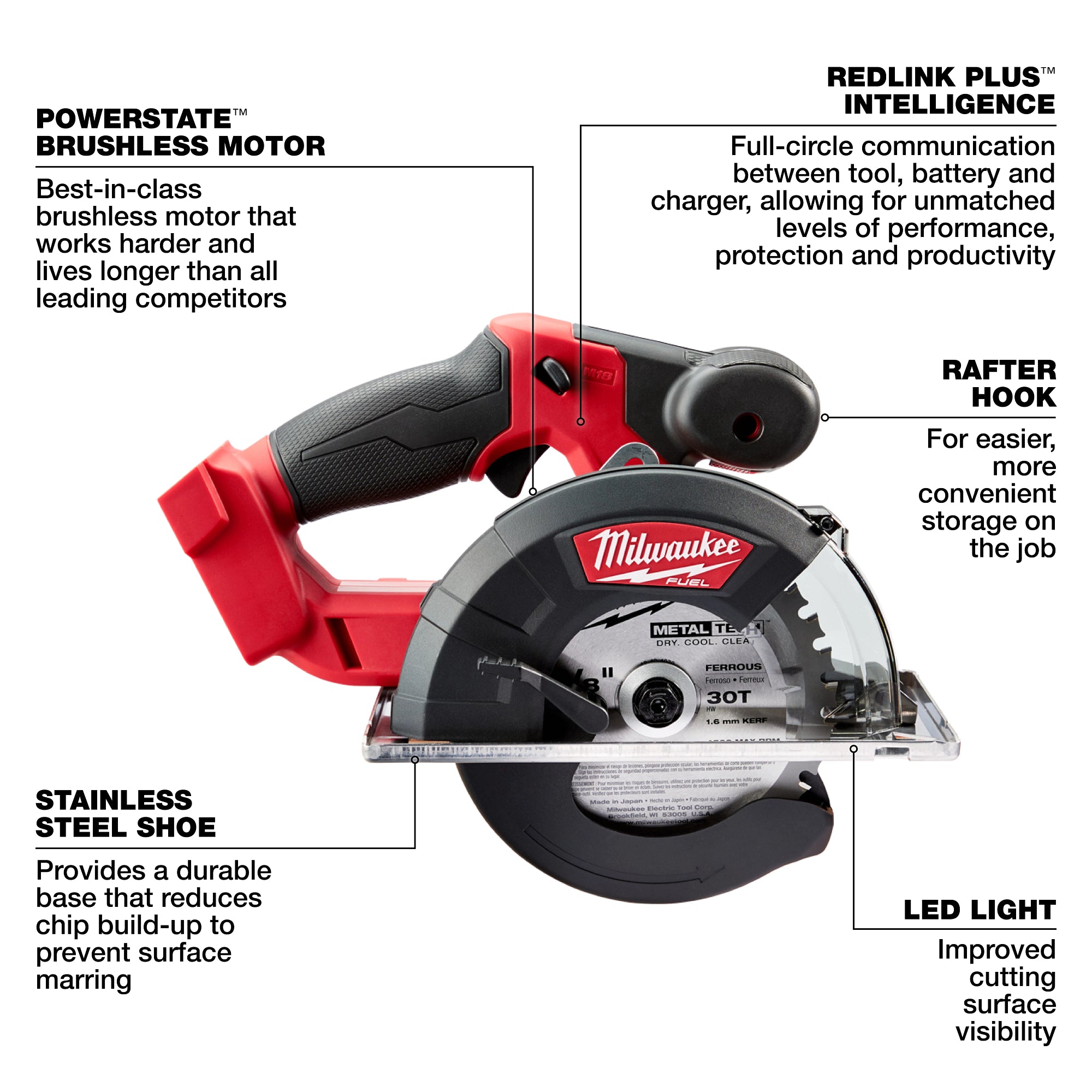 SCIE CIRCULAIRE À MÉTAUX 5-3/8'' - 5-7/8'' M18 FUEL