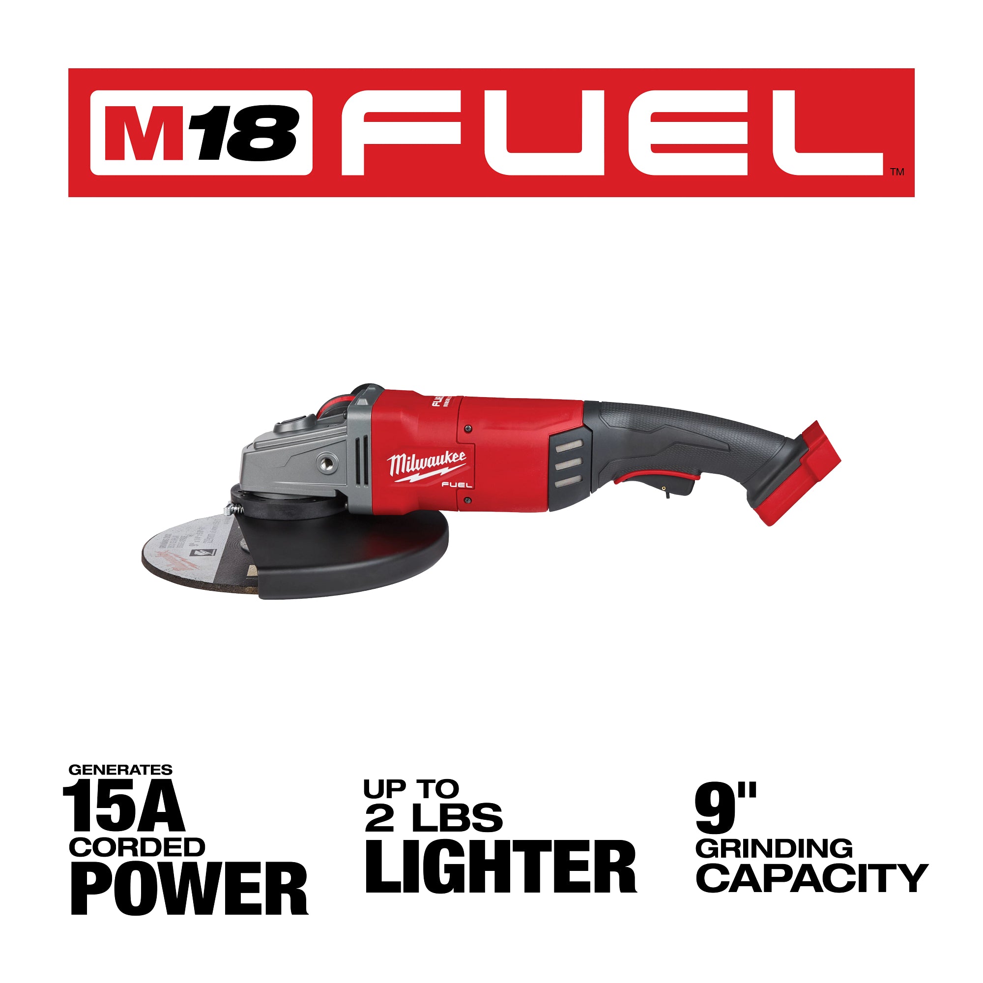 RECTIFIEUSE COUDÉE 7''/ 9'' M18 FUEL BRUSHLESS