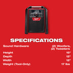 RADIO DE CHANTIER BLUETOOTH & CHARGEUR M18
