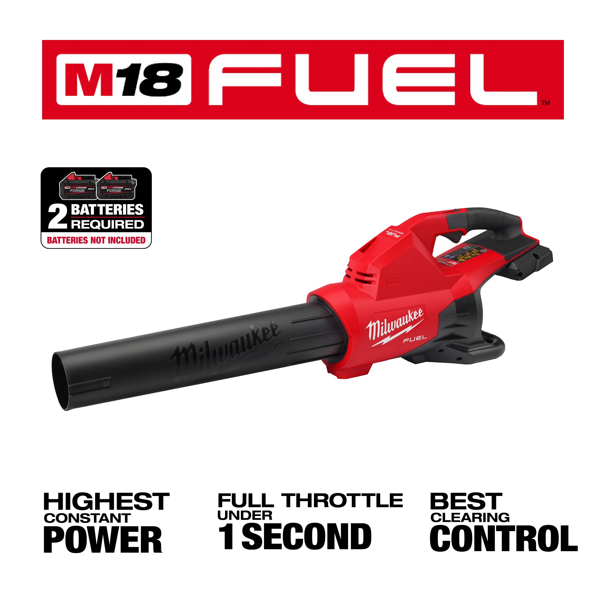 SOUFFLEUR À DOUBLE BATTERIE M18 FUEL BRUSHLESS