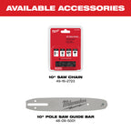 M18 FUEL QUIK-LOK 10" POLE SAW ATTACHMENT