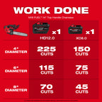 M18 FUEL BRUSHLESS 14" CHAIN SAW KIT (XC8.0)