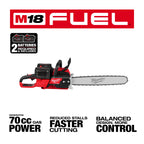 ENSEMBLE SCIE À CHAÎNE 20'' M18 FUEL BRUSHLESS (XC8.0)