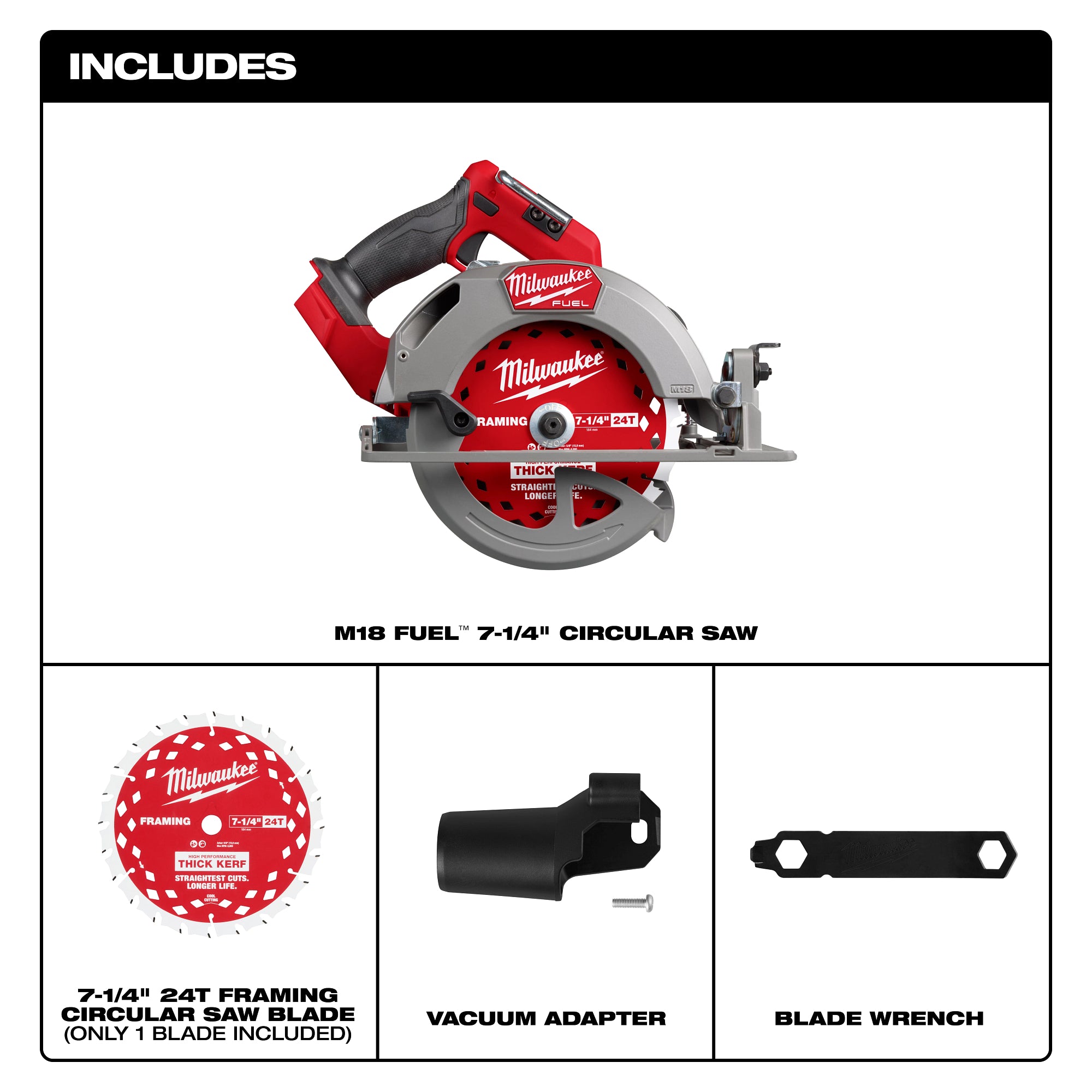 SCIE CIRCULAIRE 7-1/4'' GEN III M18 FUEL BRUSHLESS