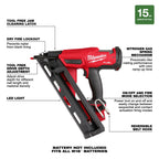 M18 FUEL 15 GAUGE ANGLED FINISH NAILER