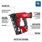 M18 FUEL 16 GA 1-1/4" TO 2-1/2" ANGLE FINISH NAILER