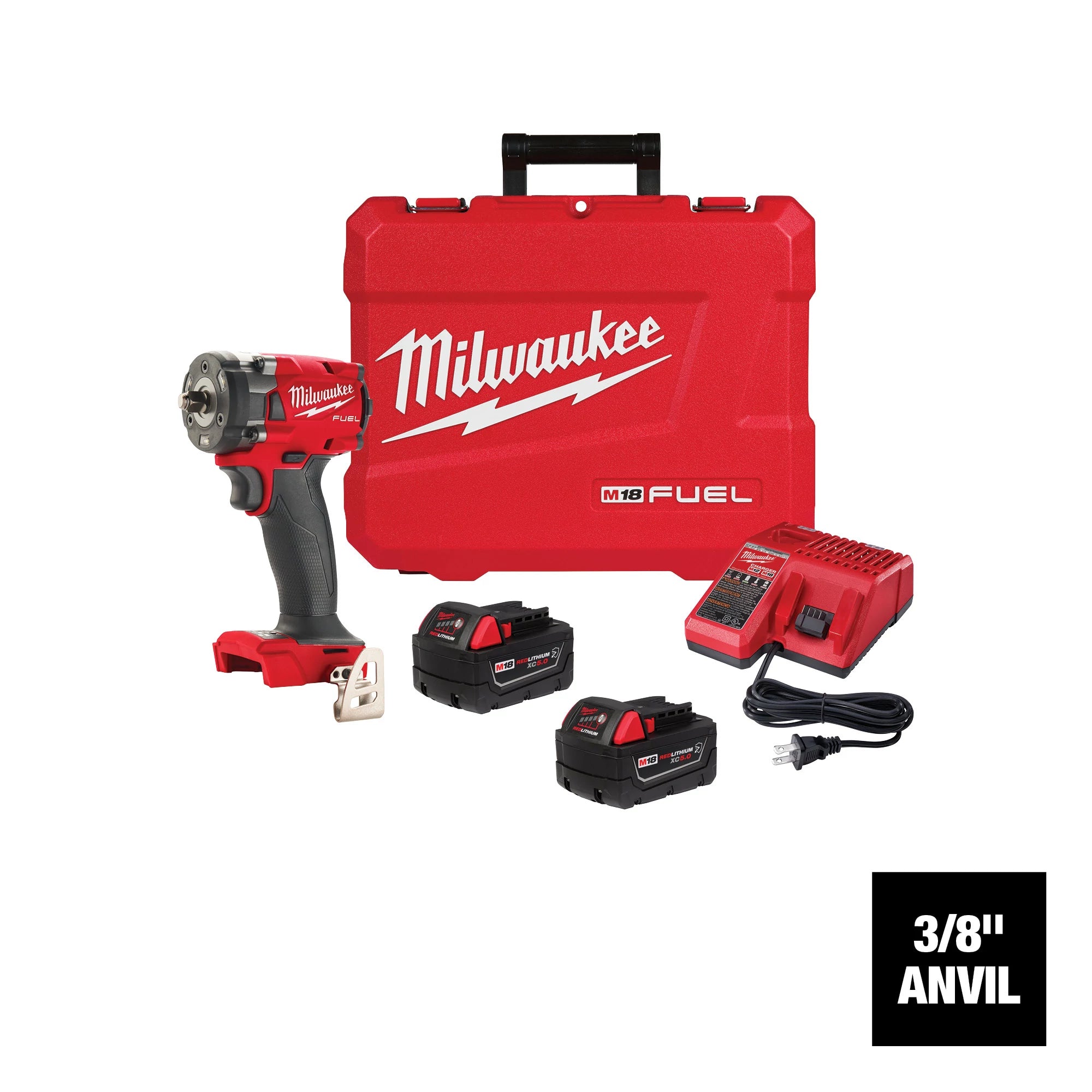 ENSEMBLE CLÉS À CHOCS COMPACTE 3/8'' M18 FUEL (XC5.0)