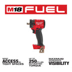 CLÉS À CHOCS COMPACTE 1/2'' M18 FUEL BRUSHLESS (ANNEAU)