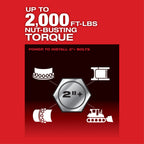 ENSEMBLE CLÉS À CHOCS 1'' POIGNÉE EN D M18 FUEL HD12.0