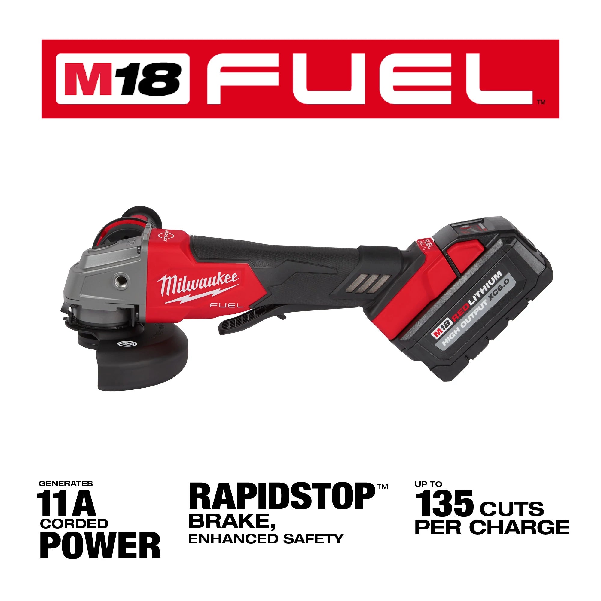 ENSEMBLE RECTIFIEUSE COUDÉE 4-1/2'' / 5'' M18 FUEL (XC6.0)