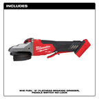 M18 FUEL 5" Flat Head Angle Grinder with Paddle Switch