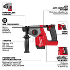 MARTEAU ROTATIF 5/8'' SDS+ GEN II M18 FUEL BRUSHLESS