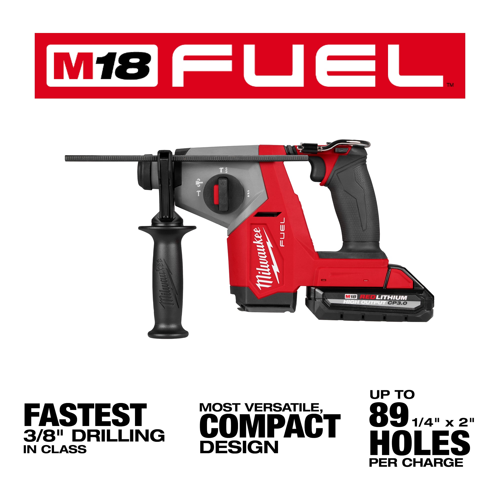 ENSEMBLE MARTEAU ROTATIF 5/8'' SDS+ GEN II M18 FUEL
