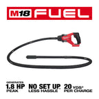 M18 FUEL BRUSHLESS 8' CONCRETE VIBRATOR